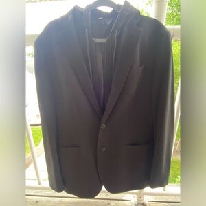 Express hooded suit jacket
